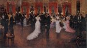 Jean Beraud An Evening Soiree oil painting picture wholesale